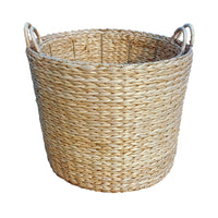 Round Water Hyacinth Storage Baskets