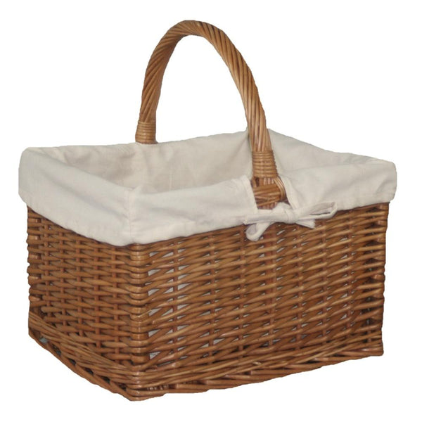 Red Hamper Deluxe Butchers Rectangular Shopping Basket