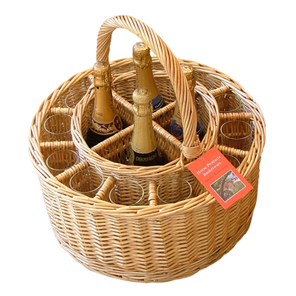 Red Hamper Deluxe Celebration Drinks Basket
