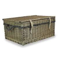 62cm Antique Wash Picnic Basket
