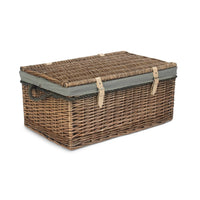 62cm Antique Wash Picnic Basket