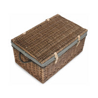 62cm Antique Wash Picnic Basket