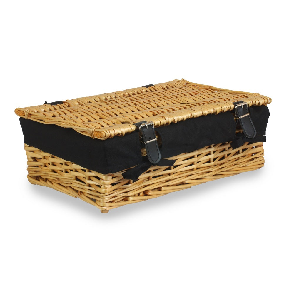 40cm Empty Wicker Rectangular Gift Basket