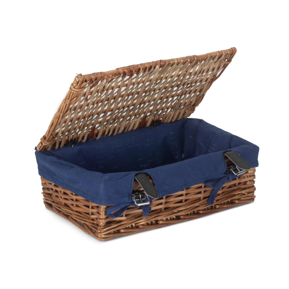 40cm Empty Wicker Rectangular Gift Basket