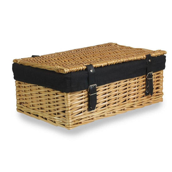 Red Hamper Large Wicker Packaging Basket