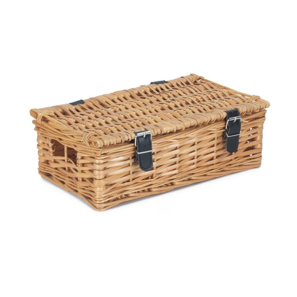 Red Hamper Small Wicker Packaging Basket