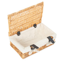 Red Hamper Small Wicker Packaging Basket