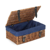 Red Hamper Double Steamed 35cm Empty Wicker Hamper Basket