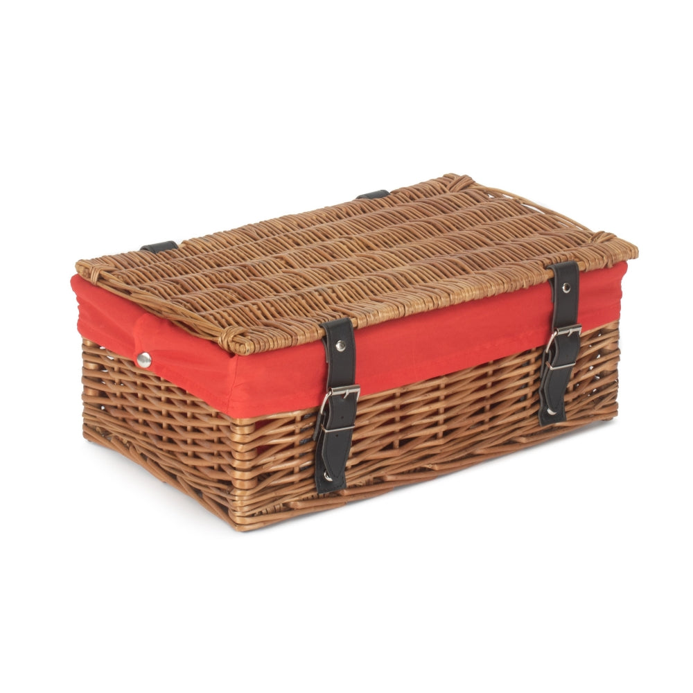 Double Steamed 35cm Empty Wicker Hamper Basket