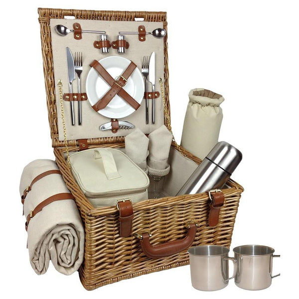 Deluxe Fully Fitted Traditional Picnic Basket