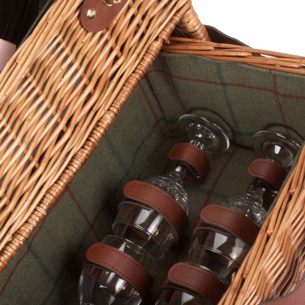 4 Person Fitted Picnic Basket with Drawers