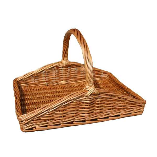 Red Hamper Light Steamed Wicker Garden Trug