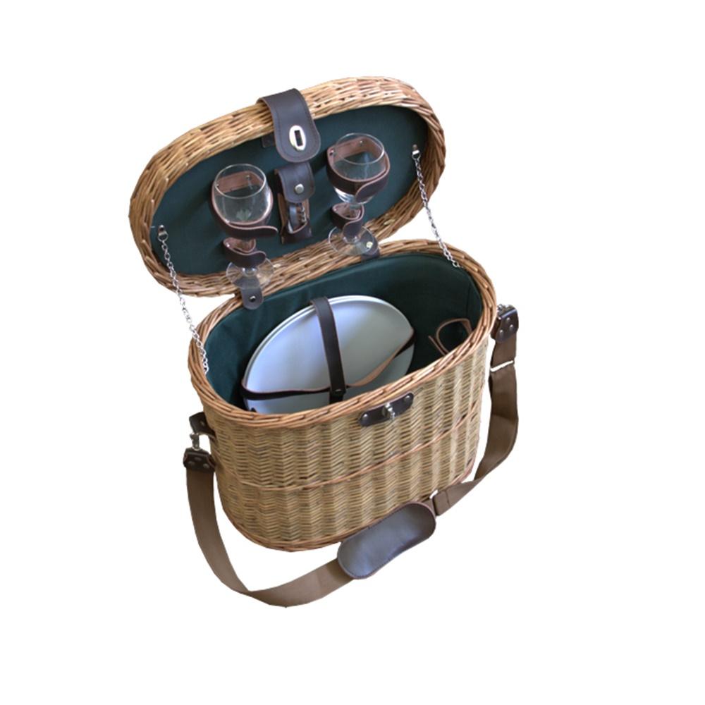 Ramblers Fitted Wicker Picnic Basket