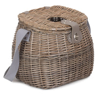 Red Hamper Antique Wash Fishing Creel