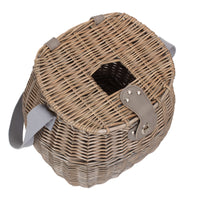Red Hamper Antique Wash Fishing Creel