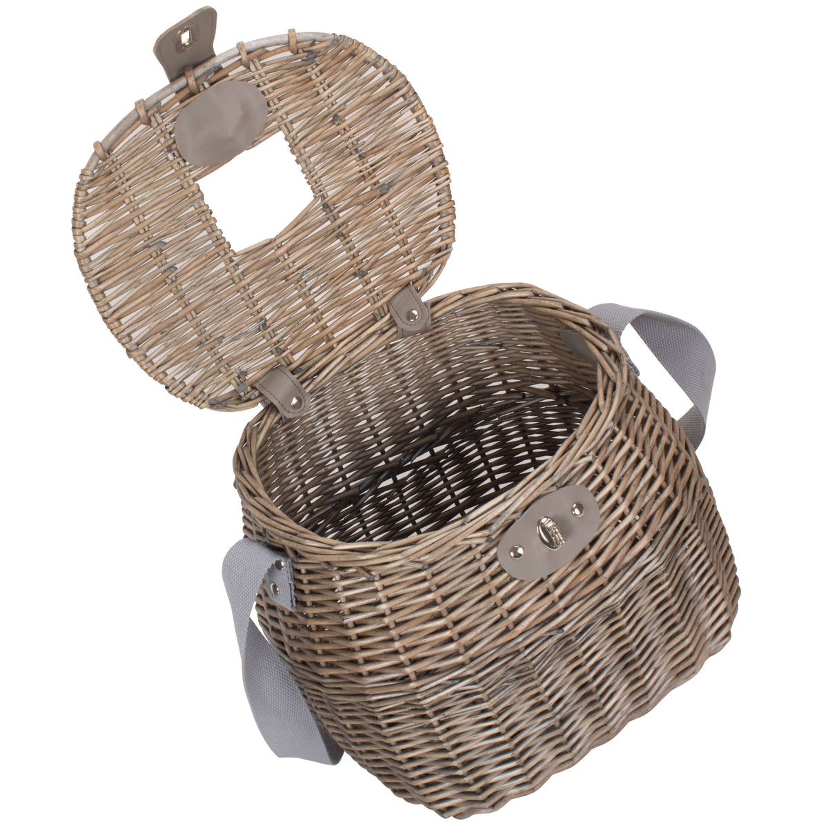 Red Hamper Antique Wash Fishing Creel