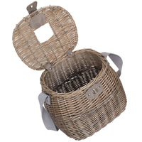 Red Hamper Antique Wash Fishing Creel