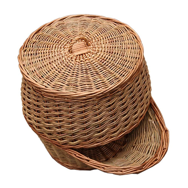 Red Hamper Willow Potato Basket