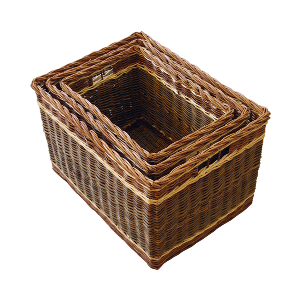 Set of 3 Windemere Log basket
