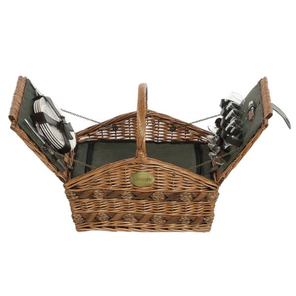 Red Hamper Butterfly Home Sweet Home 4 Person Picnic Hamper