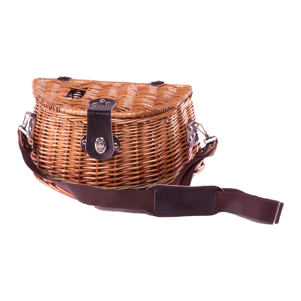 Red Hamper Flying Fishing Creel