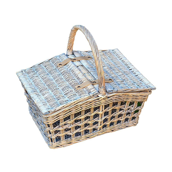 Red Hamper Provence Open Weave Empty Picnic Basket