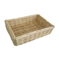 Red Hamper Rectangular Straight-Sided Wicker