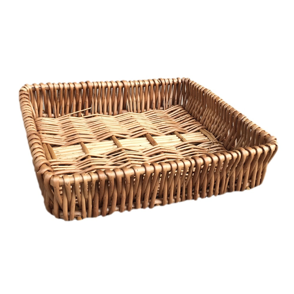 Shallow Wicker Tray