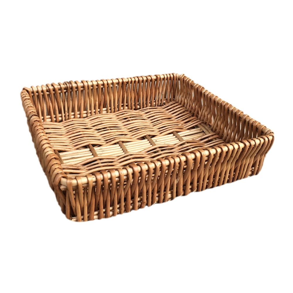 Shallow Wicker Tray