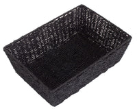 Red Hamper Black Paper Rope Display Tray