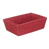 Red Hamper Red Paper Rope Display Tray