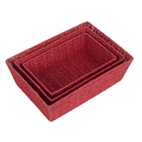 Red Hamper Red Paper Rope Display Tray