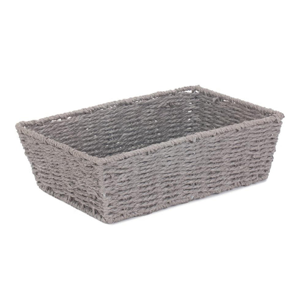 Red Hamper Grey Paper Rope Display Tray