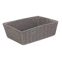 Red Hamper Grey Paper Rope Display Tray