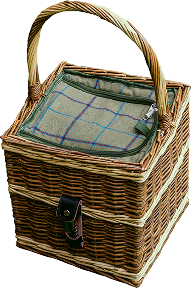 Red Hamper Beaufort Wicker Picnic Basket with Fitted Cooler