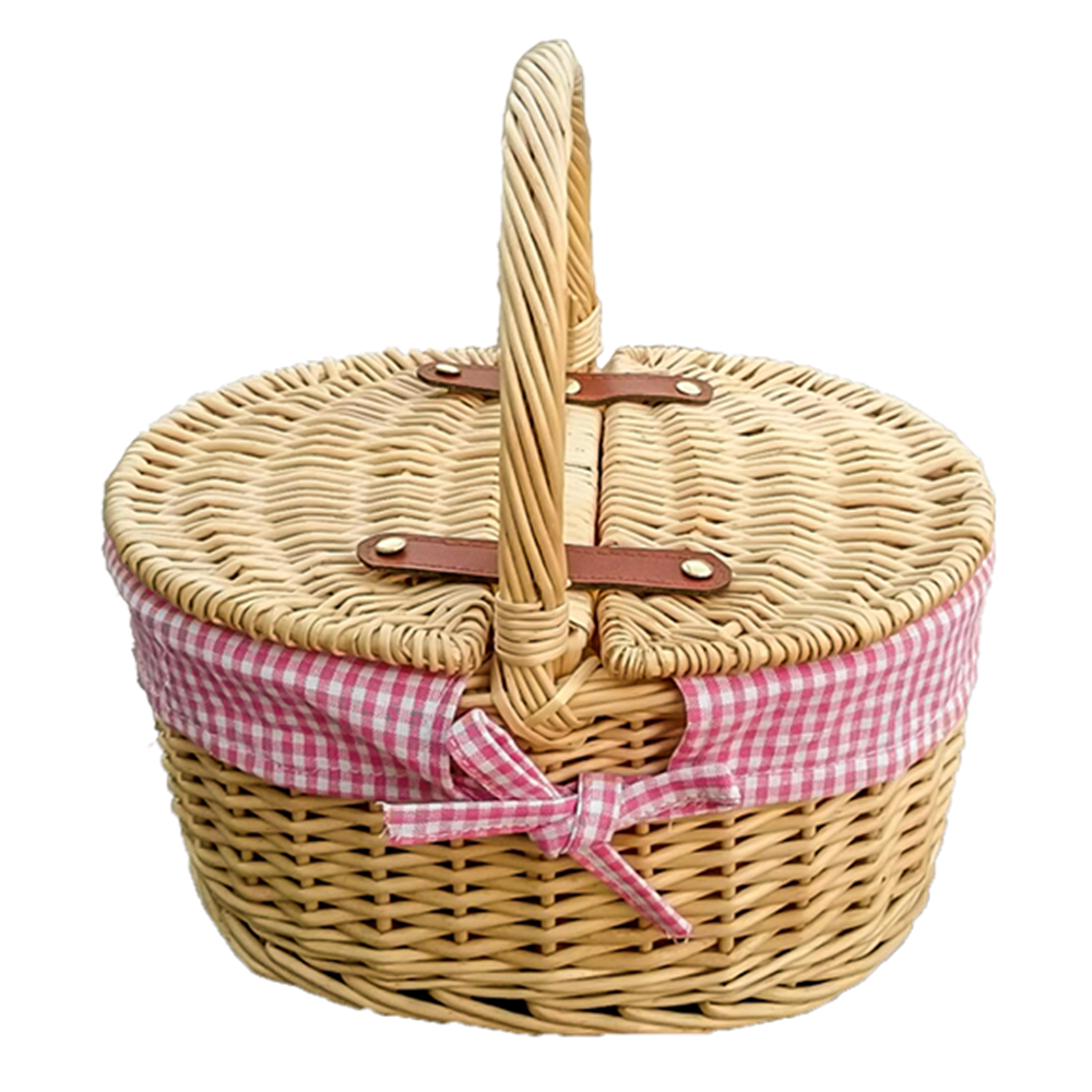 Red Hamper Childs Picnic Basket with Lining