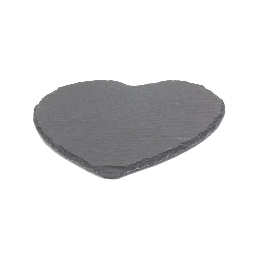 Red Hamper Heart-Shaped Slate Cheese Board