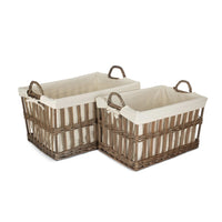 Red Hamper Malmo Openwork Laundry Storage Basket