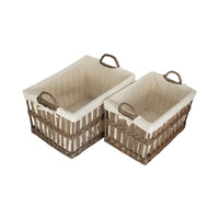 Red Hamper Malmo Openwork Laundry Storage Basket