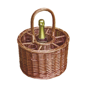 Red Hamper Small Deluxe Single Bottle Drinks Basket