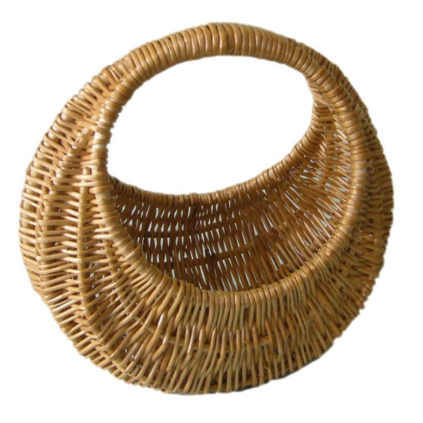 Red Hamper Small Gondola Buff Willow Shopping Basket