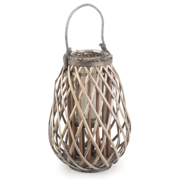 Red Hamper Split Grey Willow Raindrop Lantern