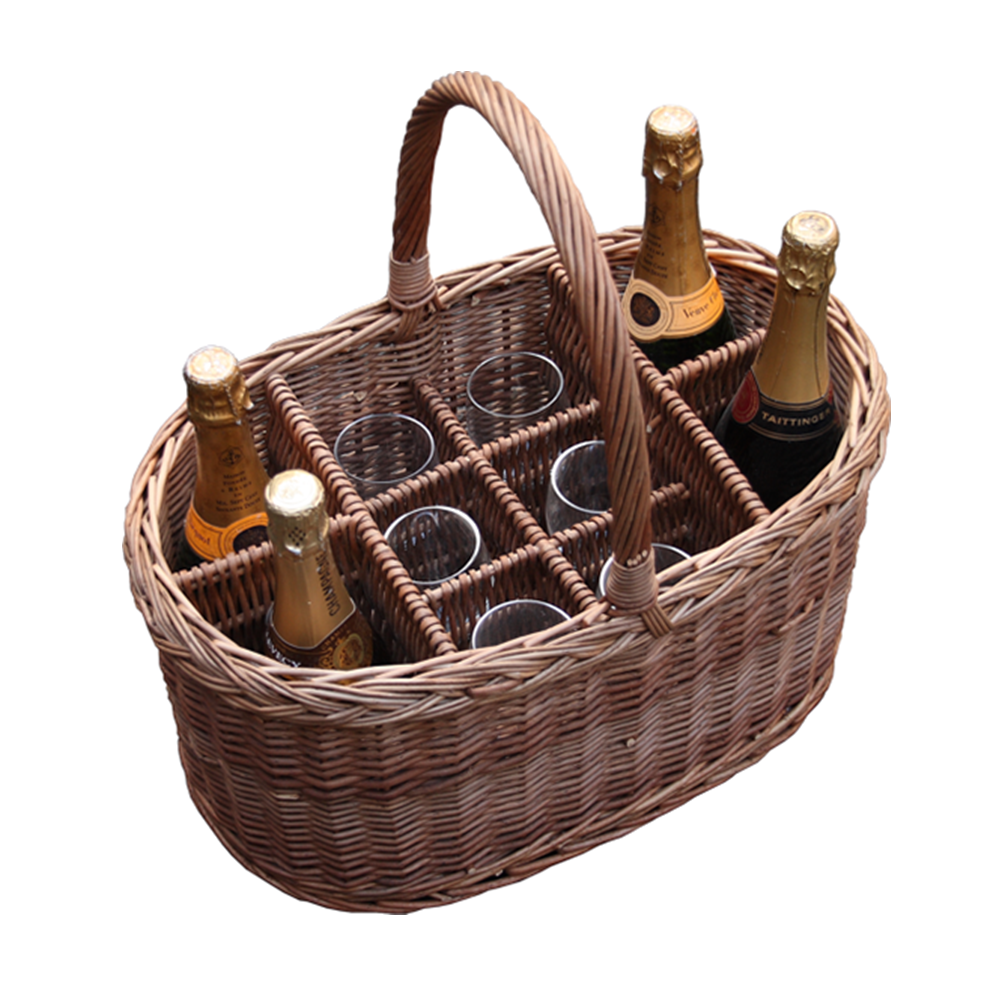 Oval Festival Drinks Basket