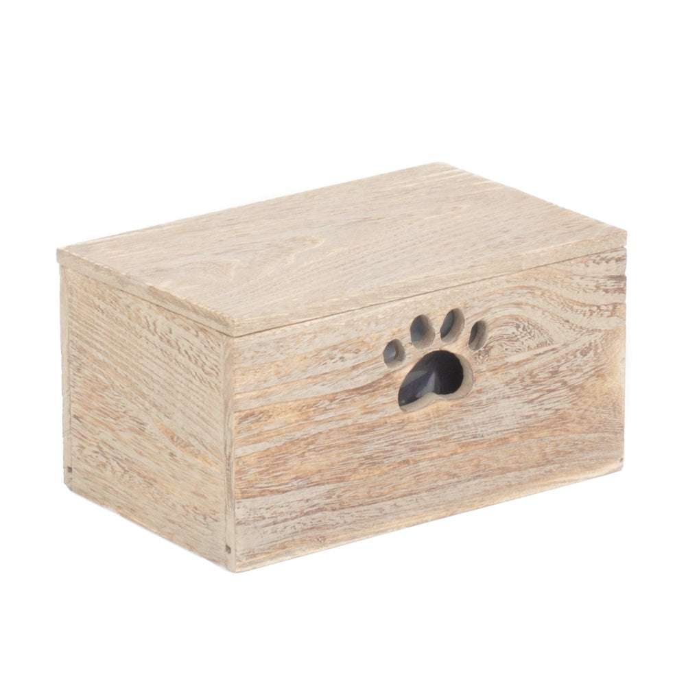 Red Hamper Wooden Dog Treat Box