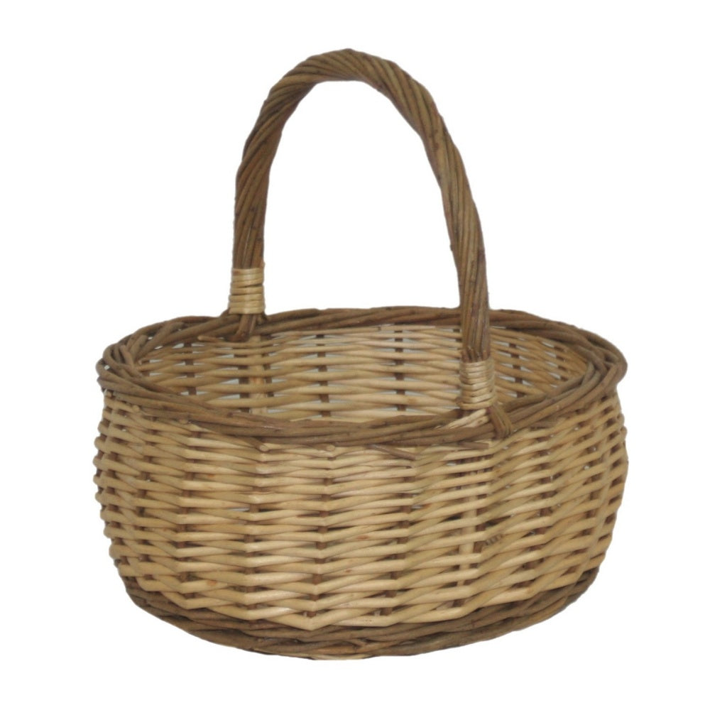 Two Tone Mini Wicker Shopper Basket