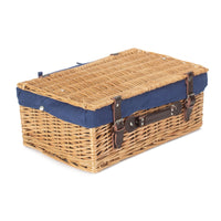 Red Hamper Buff 45cm Picnic Basket