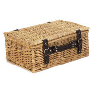 Red Hamper 36cm Picnic Wicker Basket
