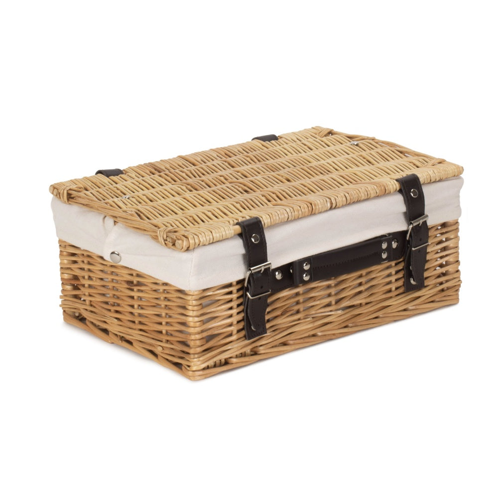 Red Hamper 36cm Picnic Wicker Basket