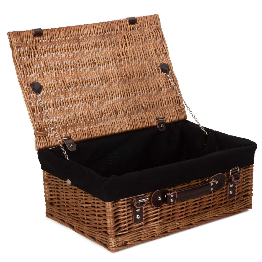 Red Hamper 46cm Double Steamed Picnic Basket