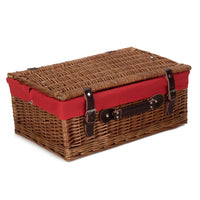 Red Hamper 46cm Double Steamed Picnic Basket